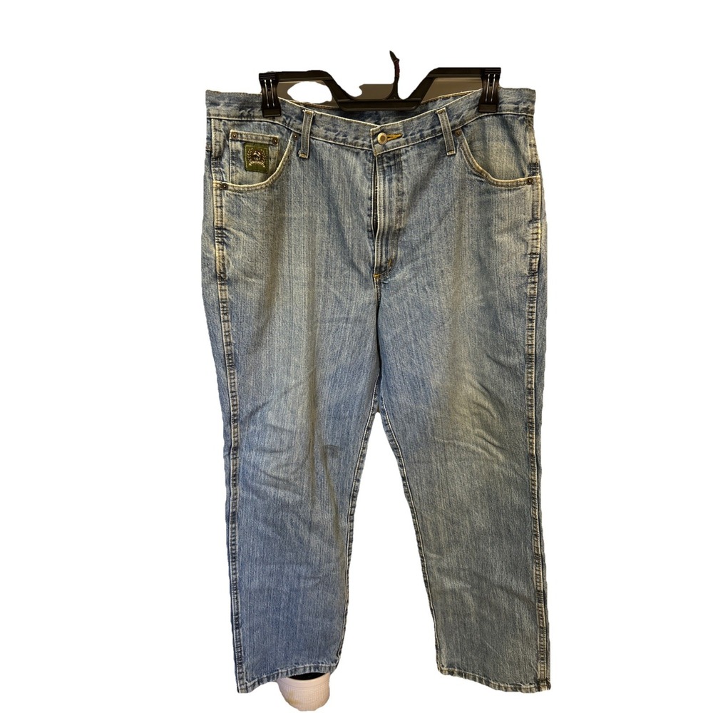 Cinch Distressed Jeans 38x30Green Label Relax Fit MB90530001 Cowboy Rodeo work